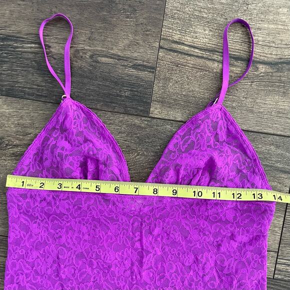 Victoria’s Secret Womens Size Large Purple Lace Camisole - Picture 7 of 8